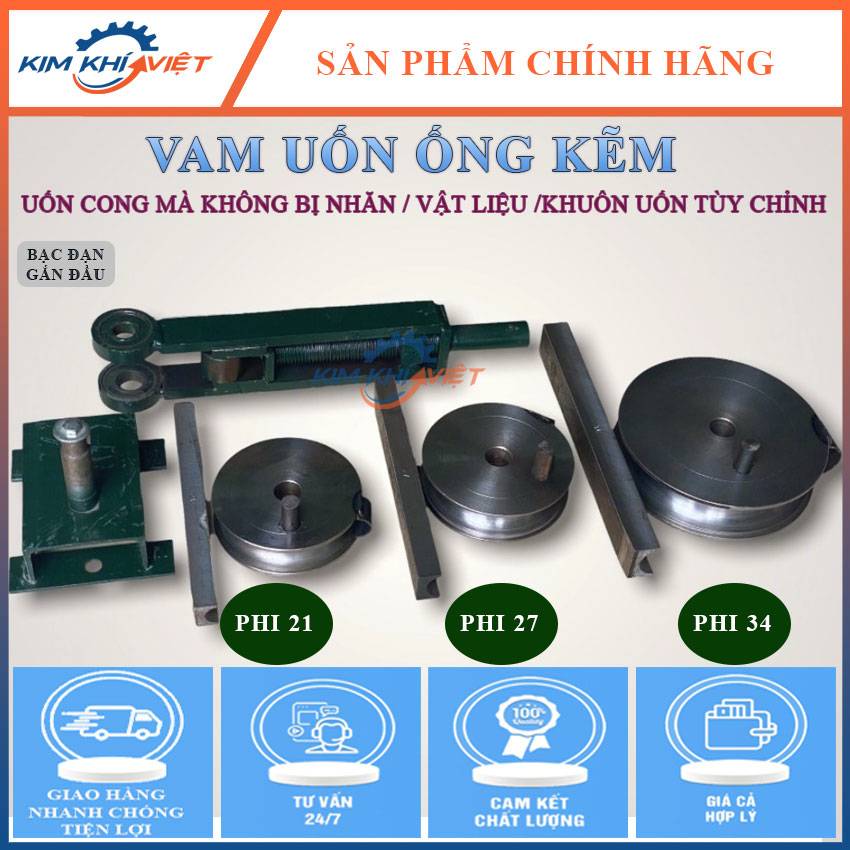 vam uốn ống kẽm