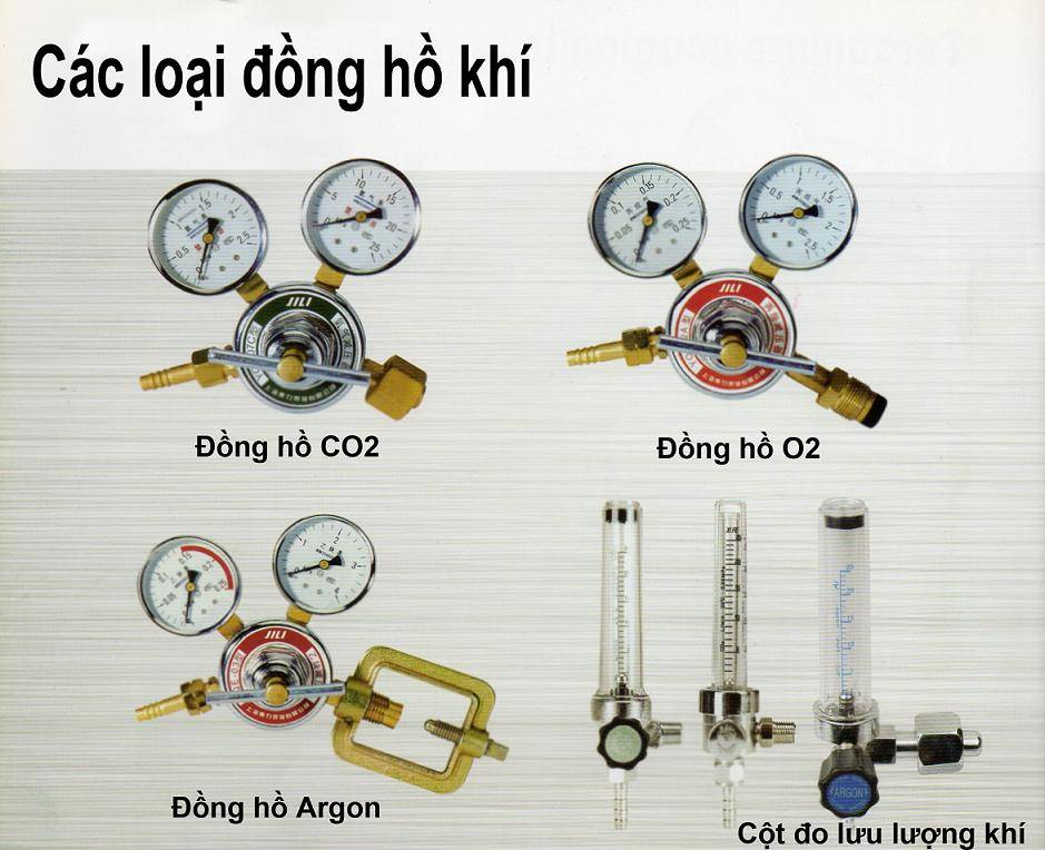 Đồng hồ khí CO2,O2,ARGON
